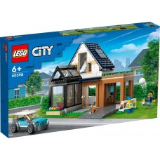 LEGO City Šeimos namas ir elektrinis automobilis 60398