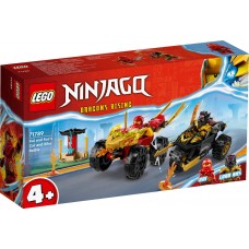 LEGO Ninjago Kai ir Ras automobilio ir motociklo mūšis 71789