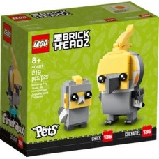 LEGO® BrickHeadz™ nimfinė papūgėlė ir jauniklis 40481