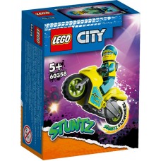 Kibernetinis kaskadinis motociklas LEGO® City  60358