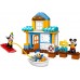 LEGO DUPLO Peliuko Mikio ir draugų paplūdimio namelis 10827